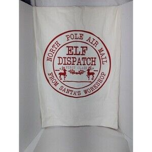 Christmas Santa Clause Gift‎ Bag Drawstring Reusable Sack It is 40" X  24" Cloth